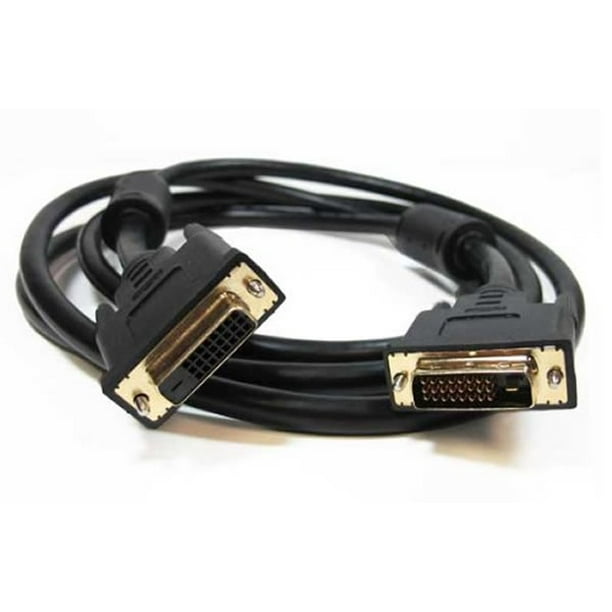 AYA 10Ft DVI-D Dual Link 24+1 Digital Video Male to Female Extension Cable with Ferrites 10 Feet AYA 10Ft DVI-D Dual Link 24+1 Digital Video Male to Female Extension Cable with Ferrites 10 Feet